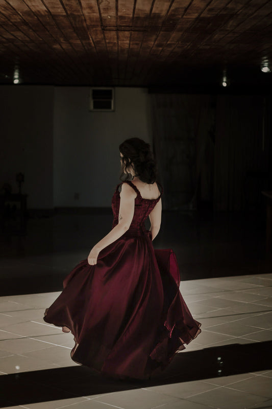Vestido Nocturna Rubra
