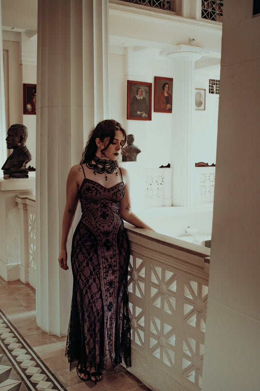 Vestido Noite Orquídea