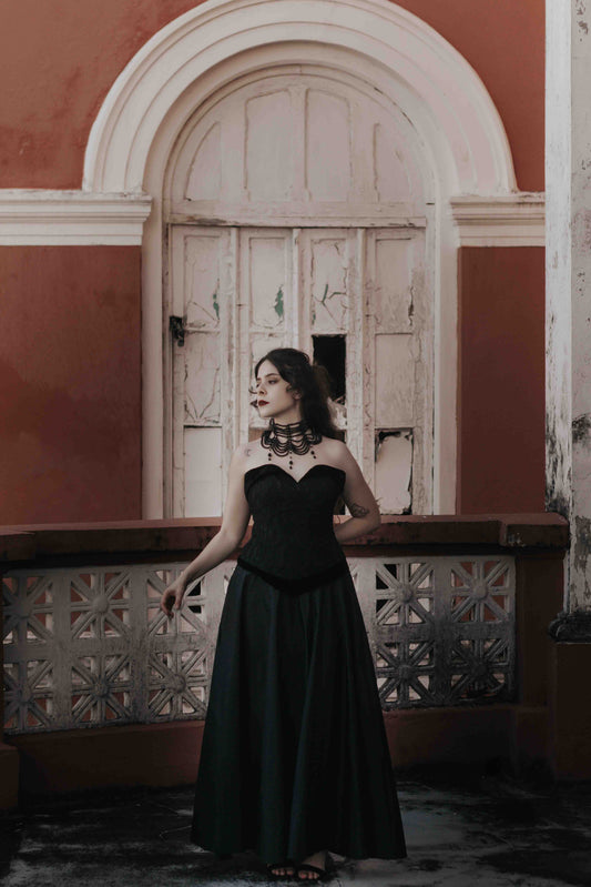 Vestido Veludo Silencioso