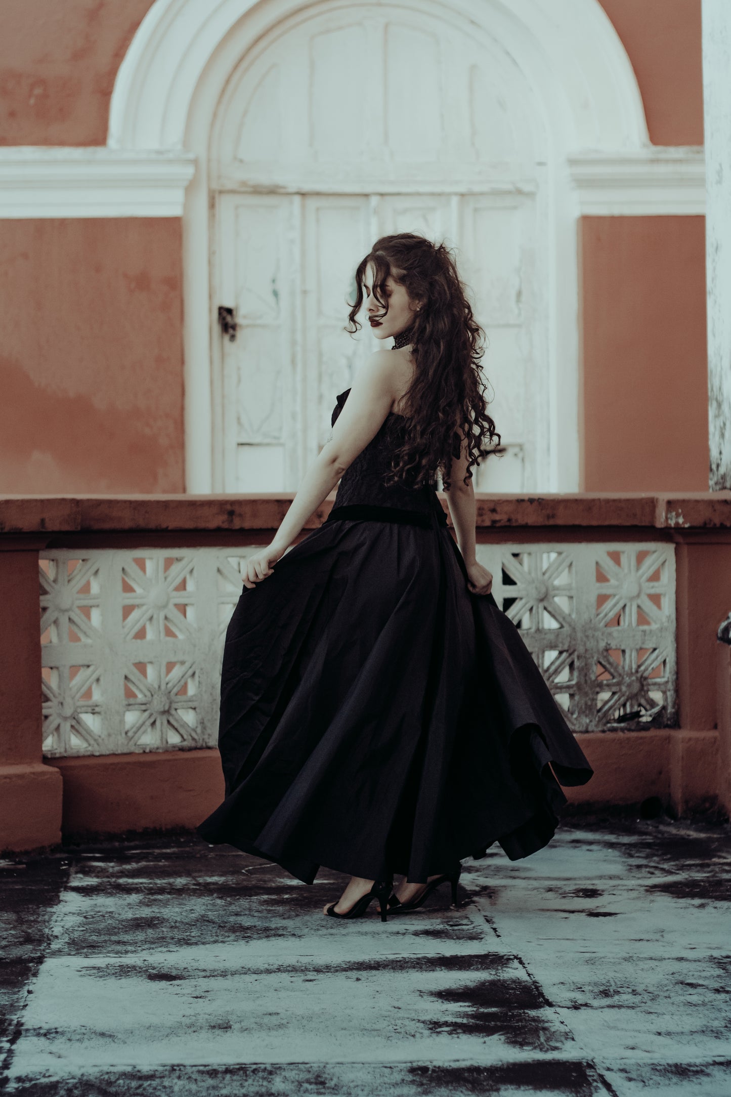 Vestido Veludo Silencioso