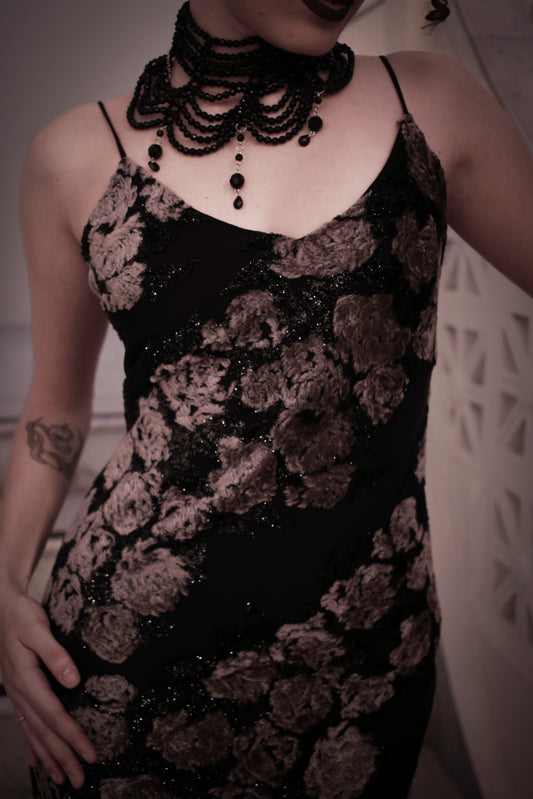 Vestido Tulipas Negras