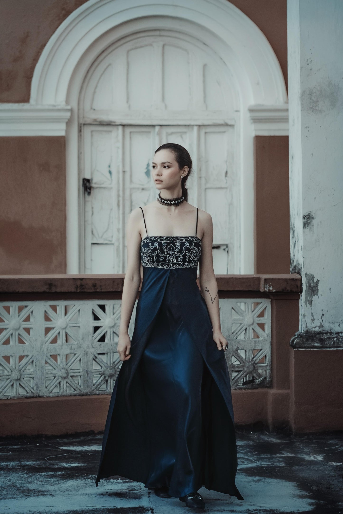 Vestido Maré Noturna