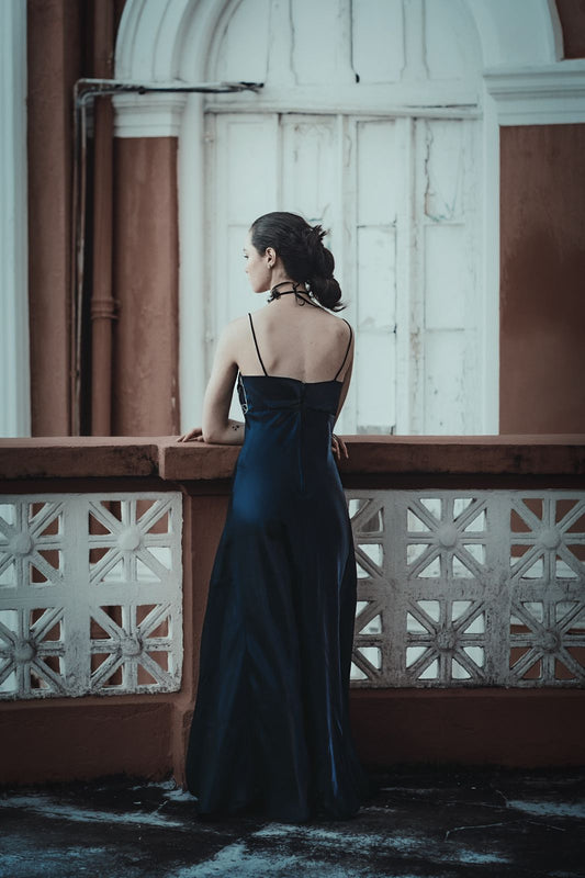 Vestido Maré Noturna