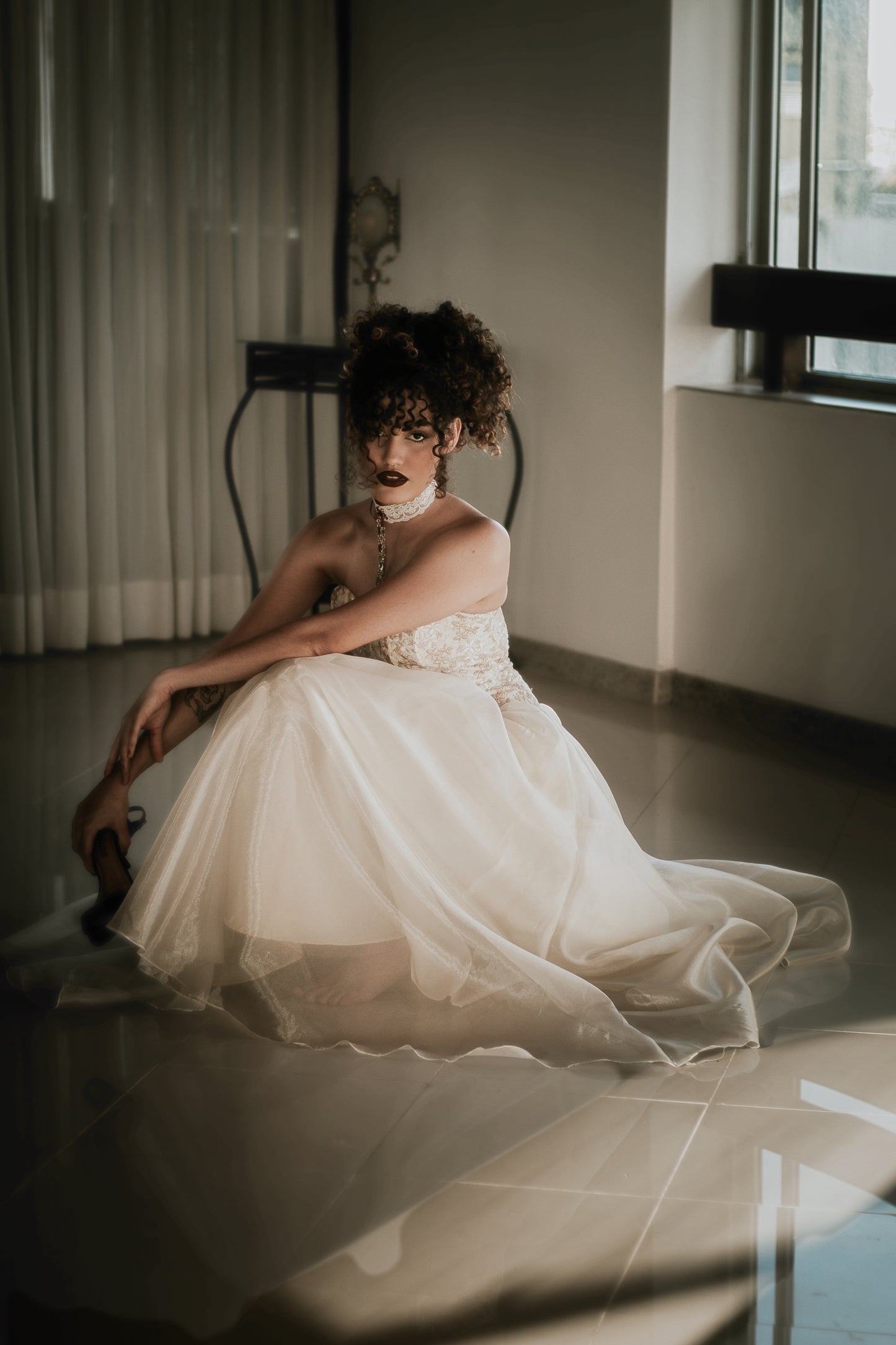 Vestido Véu de Alvorada