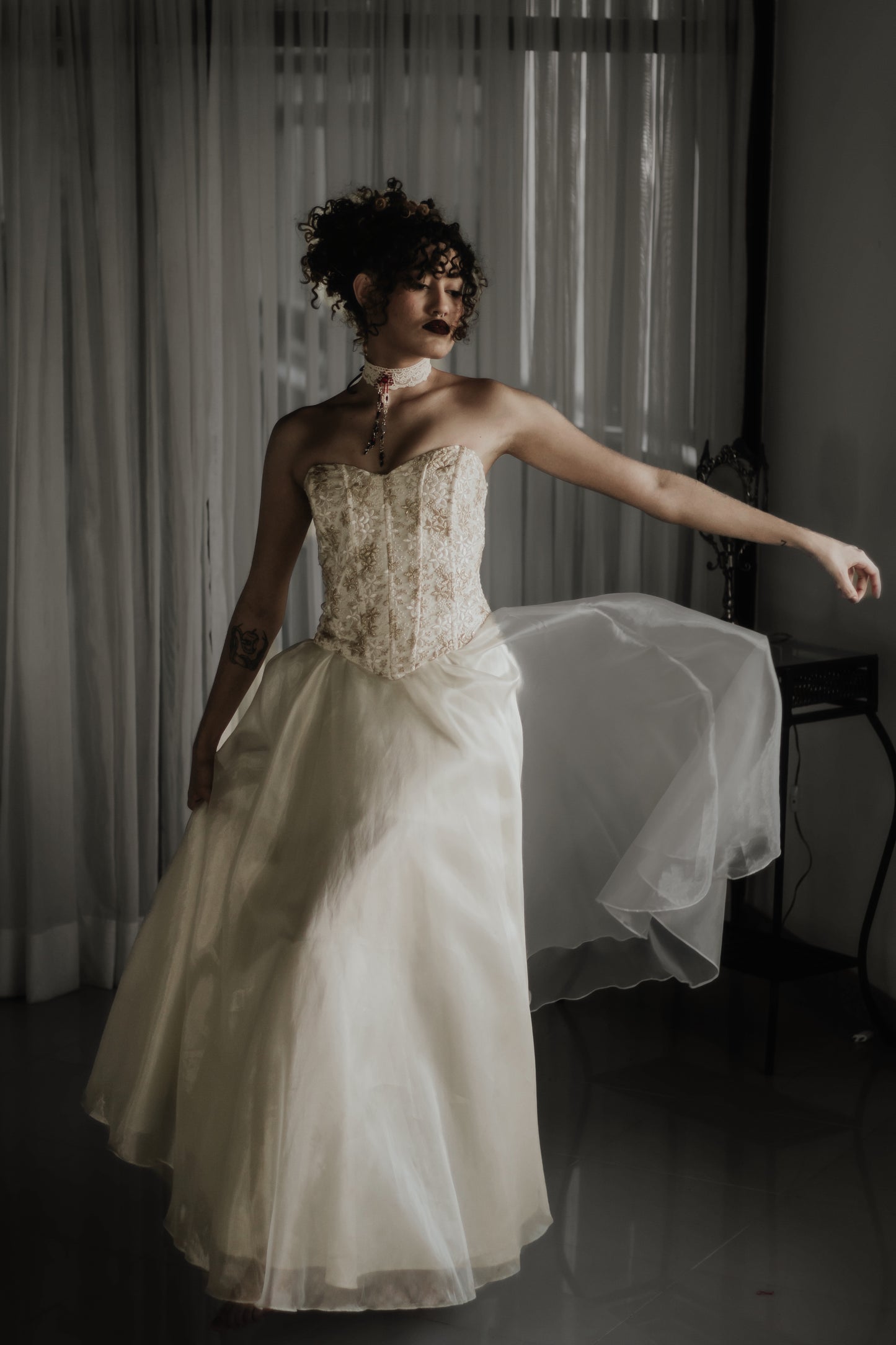 Vestido Véu de Alvorada