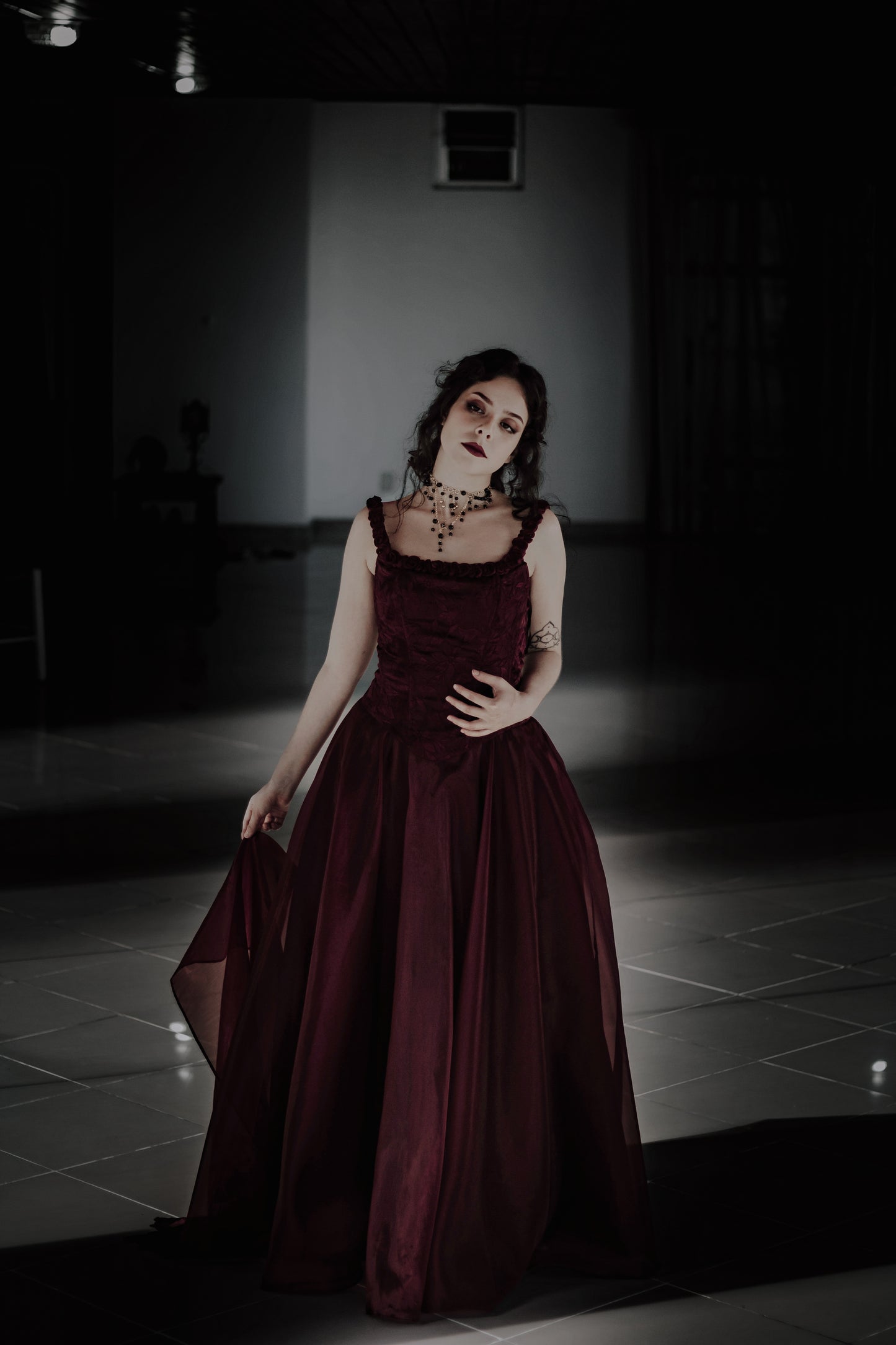 Vestido Nocturna Rubra