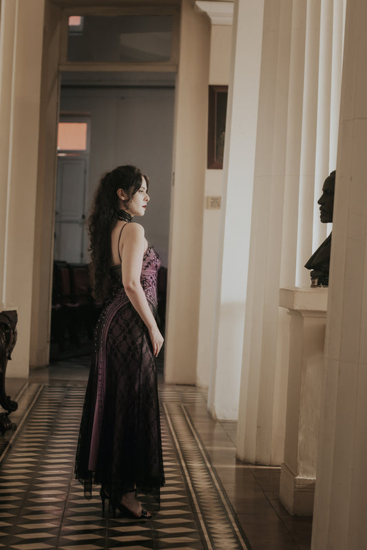 Vestido Noite Orquídea