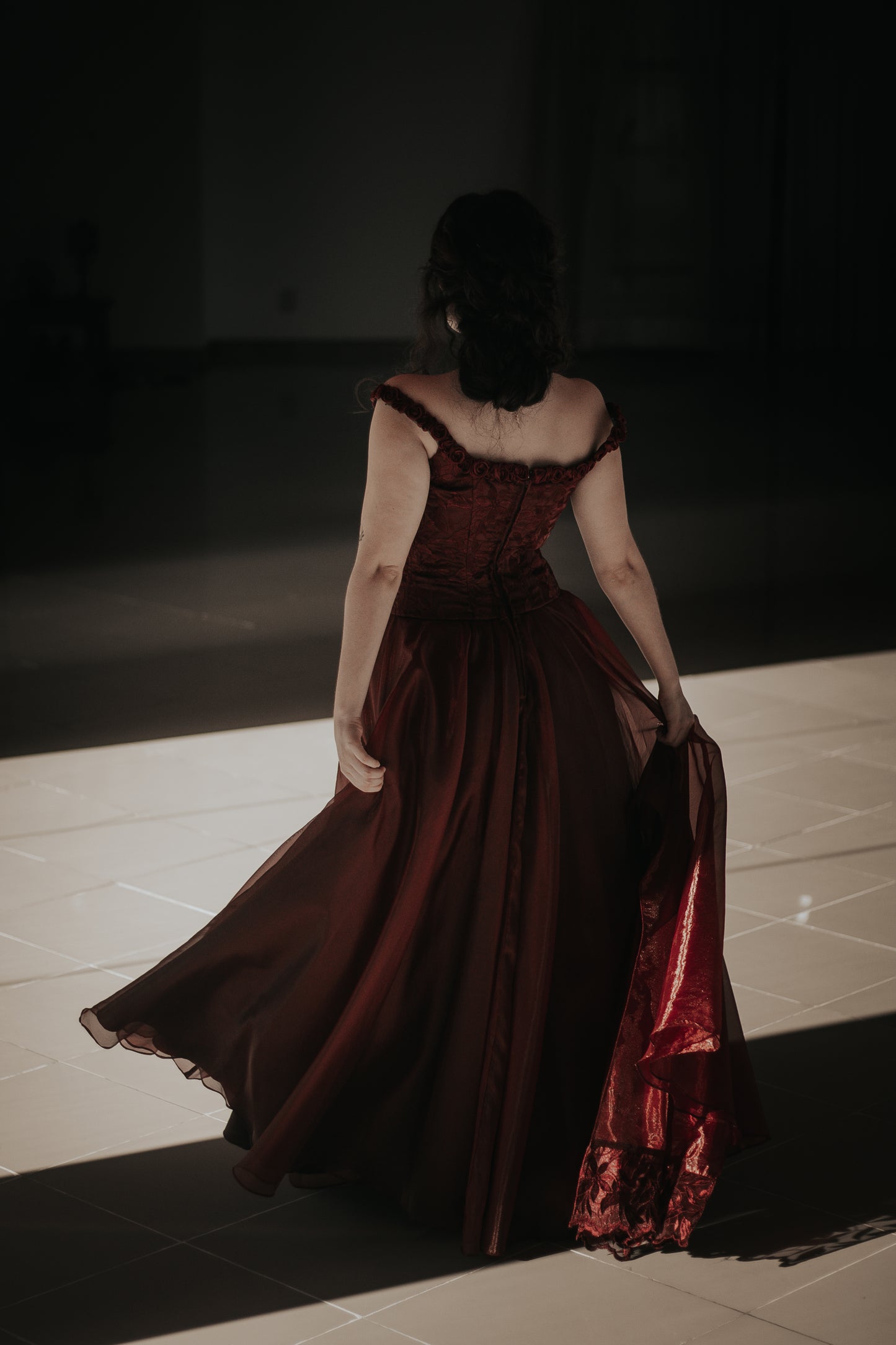 Vestido Nocturna Rubra