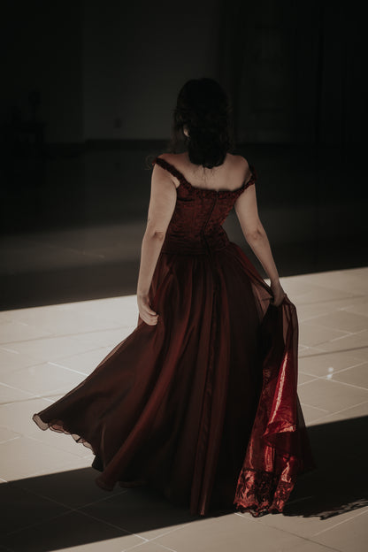 Vestido Nocturna Rubra