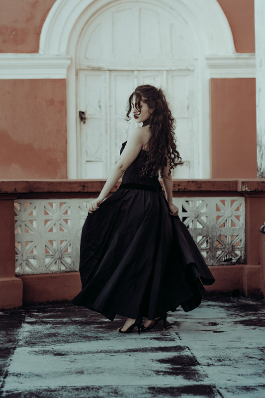 Vestido Veludo Silencioso