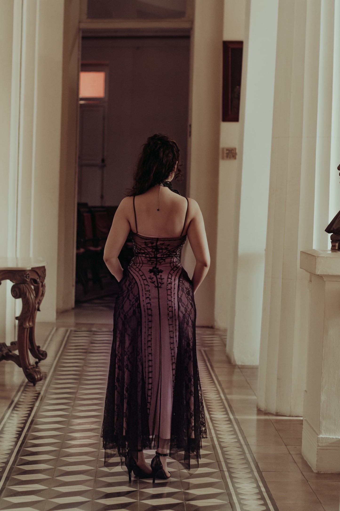 Vestido Noite Orquídea