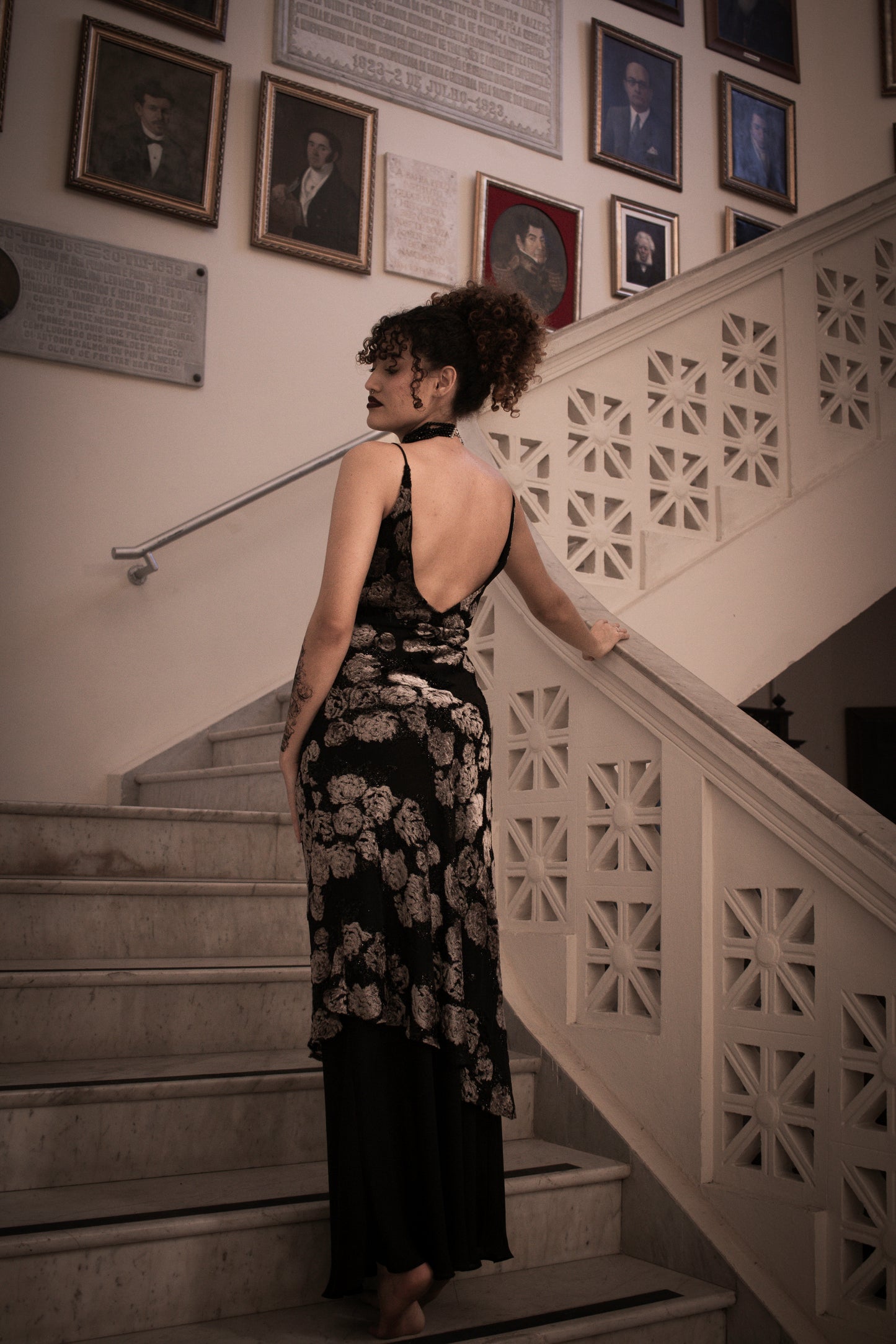Vestido Tulipas Negras