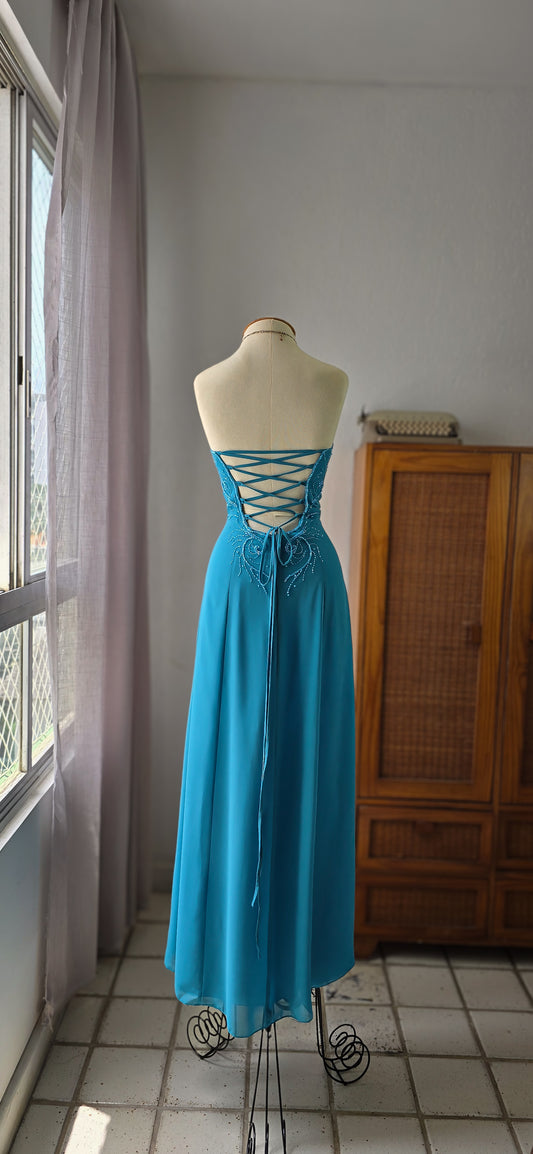 Vestido Celeste
