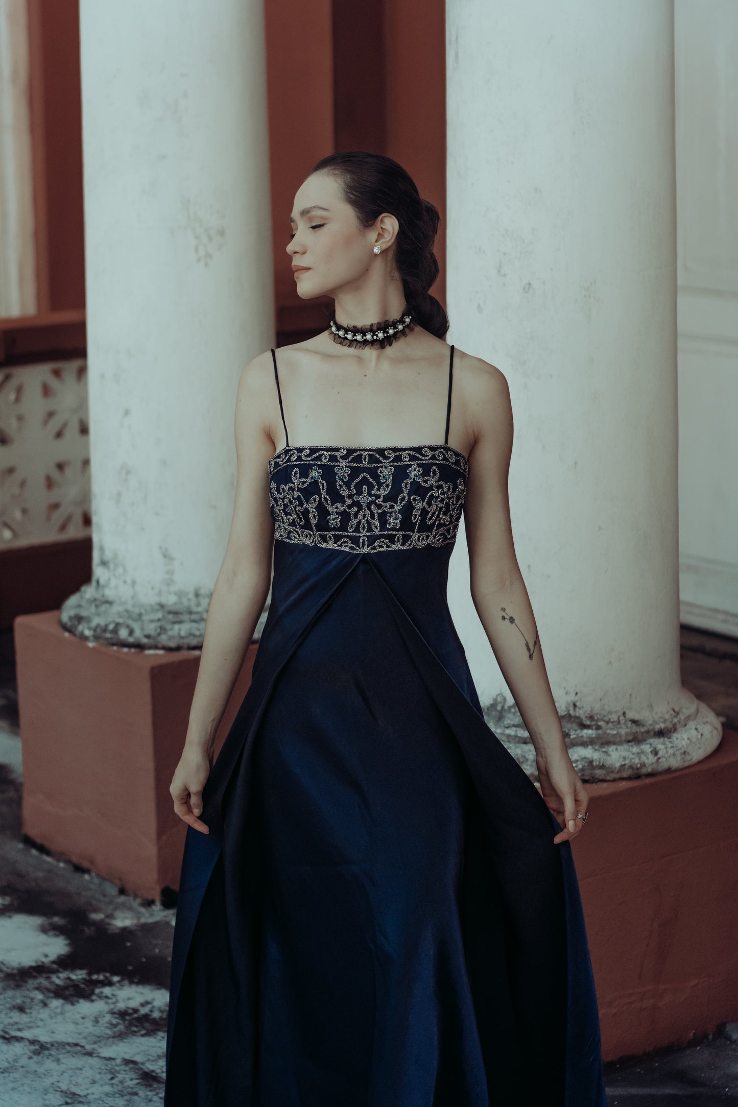 Vestido Maré Noturna